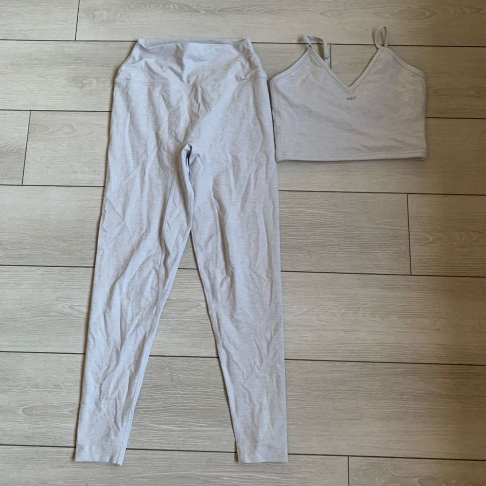 NWOT SET Formcloud Mini V Longline Bra and Leggings M